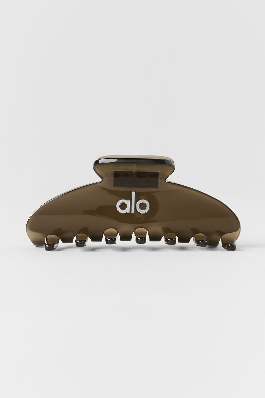90's Claw Clip - Olive Tree Clear