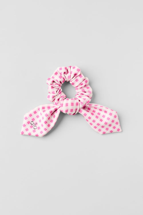 Airlift Gingham Rhythm Scrunchie - Paradise Pink Gingham