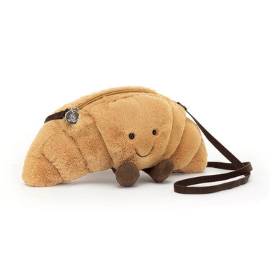 Jellycat Kids Plush Amuseables Croissant Bag