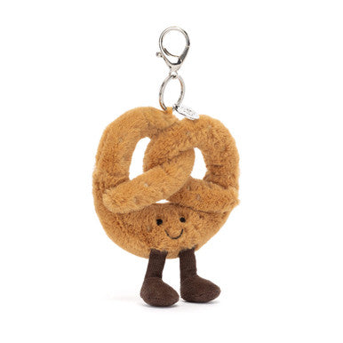 Jellycat Kids Plush Amuseables Pretzel Bag Charm