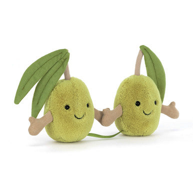 Jellycat Kids Plush Amuseables Pair of Olives