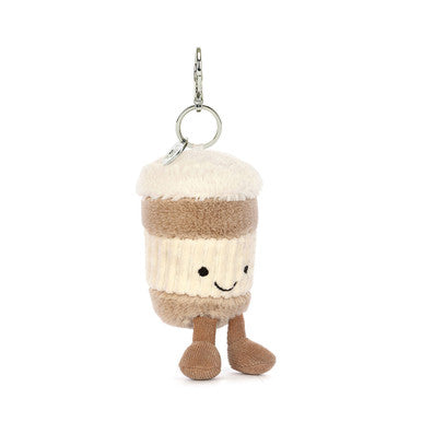 Jellycat Kids Plush Amuseables Perkle Coffee Bag Charm