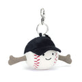 Jellycat Kids Plush Amuseables Sports Baseball Bag Charm