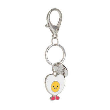 Jellycat Kids Plush Amuseables Heart Boiled Egg Keyring