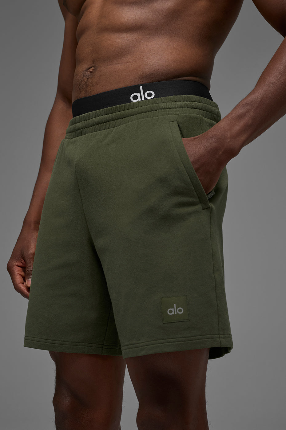 7" Double Take Short - Green Olive