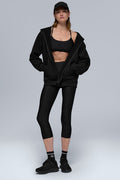 Renown Heavy Weight Full Zip Hoodie - Black
